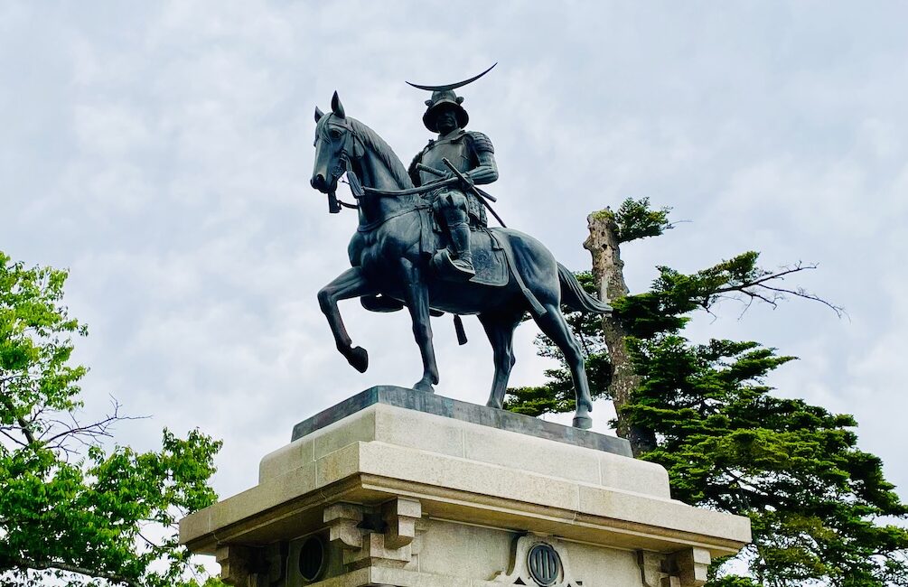 伊達政宗の像