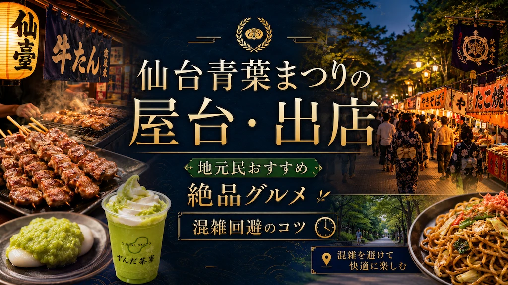 仙台青葉まつりの屋台・出店