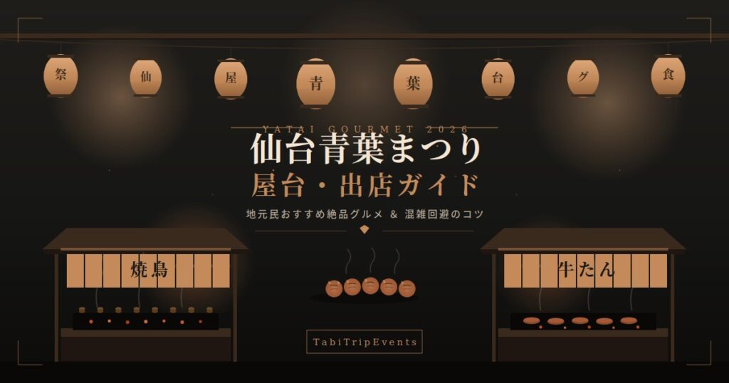 仙台青葉まつりの屋台