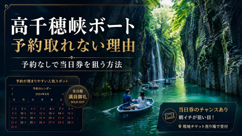 高千穂峡ボートの予約